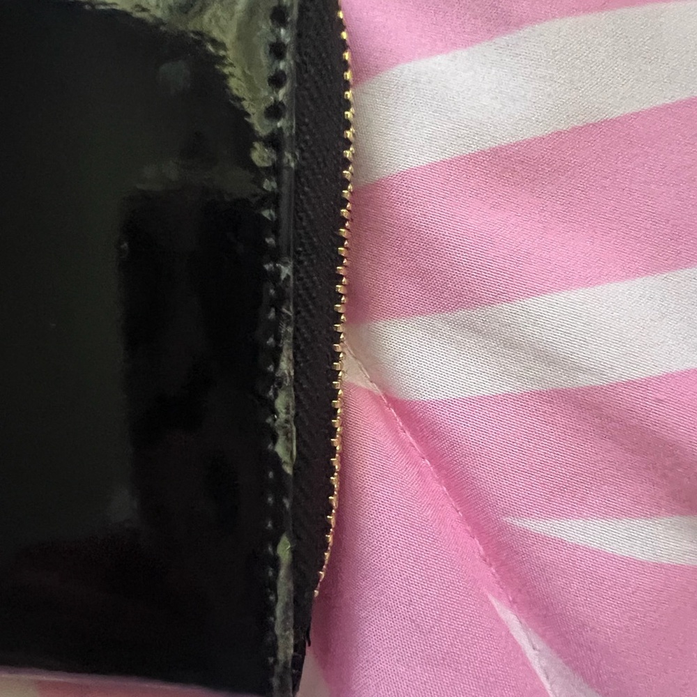 Tory Burch Shiny Black Leather Clutch - Picture 10 of 10